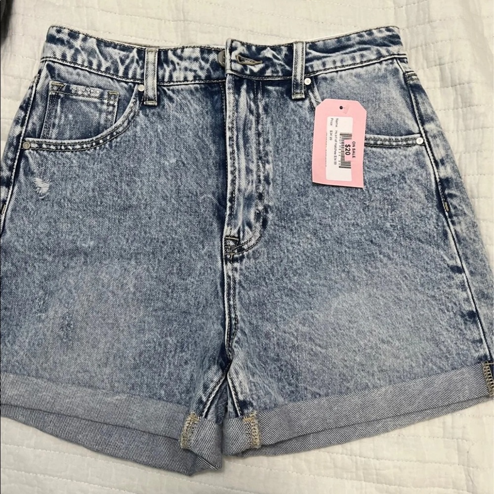 Insane Gene high rise mom shorts
